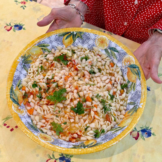 PASTA E FAGIOLI – A HEARTY ITALIAN BOWL OF COMFORT BY NONNA MARY