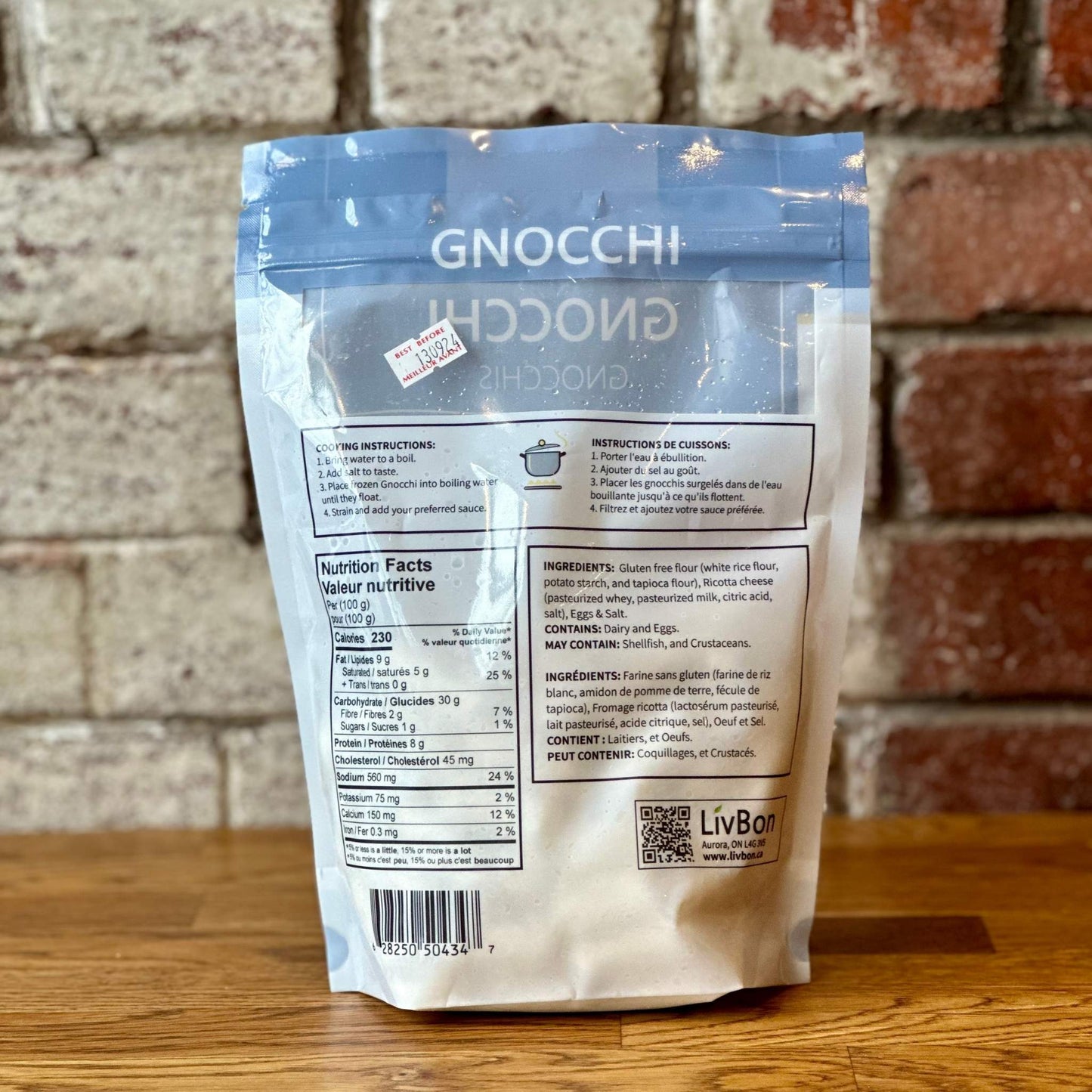 Frozen Pasta - Gnocchi 500g - LivBon
