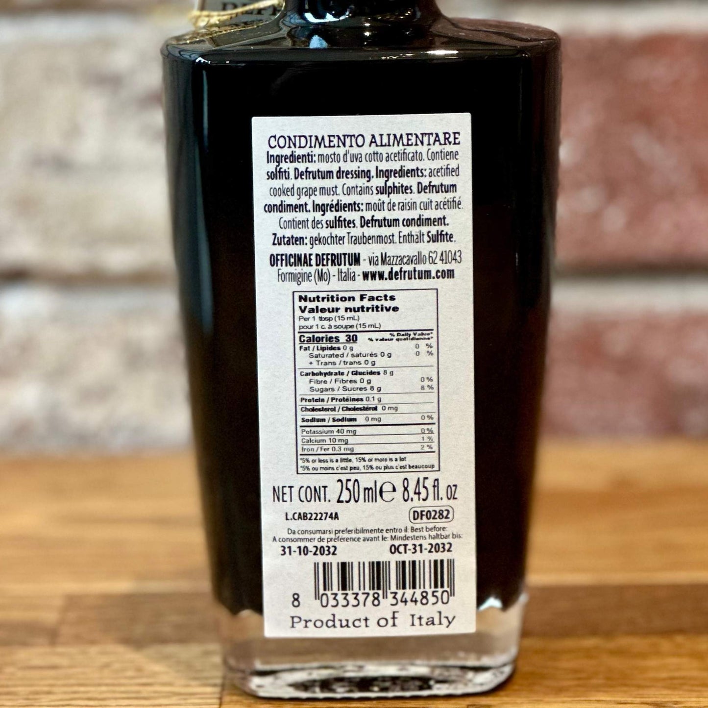 Balsamic Vinegar of Modena Fine "Series 5 crowns"-250 ml