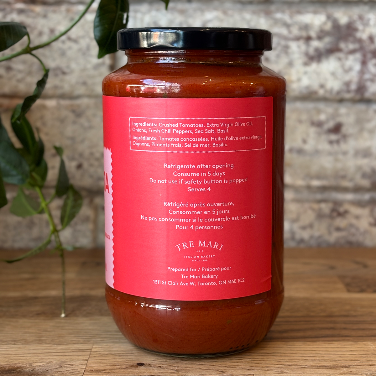 Tre Mari Arrabiata Sauce