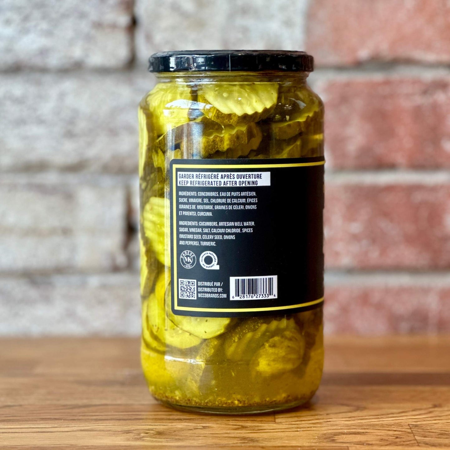 Bread & Butter Sliced Pickles 1L - BrineCo