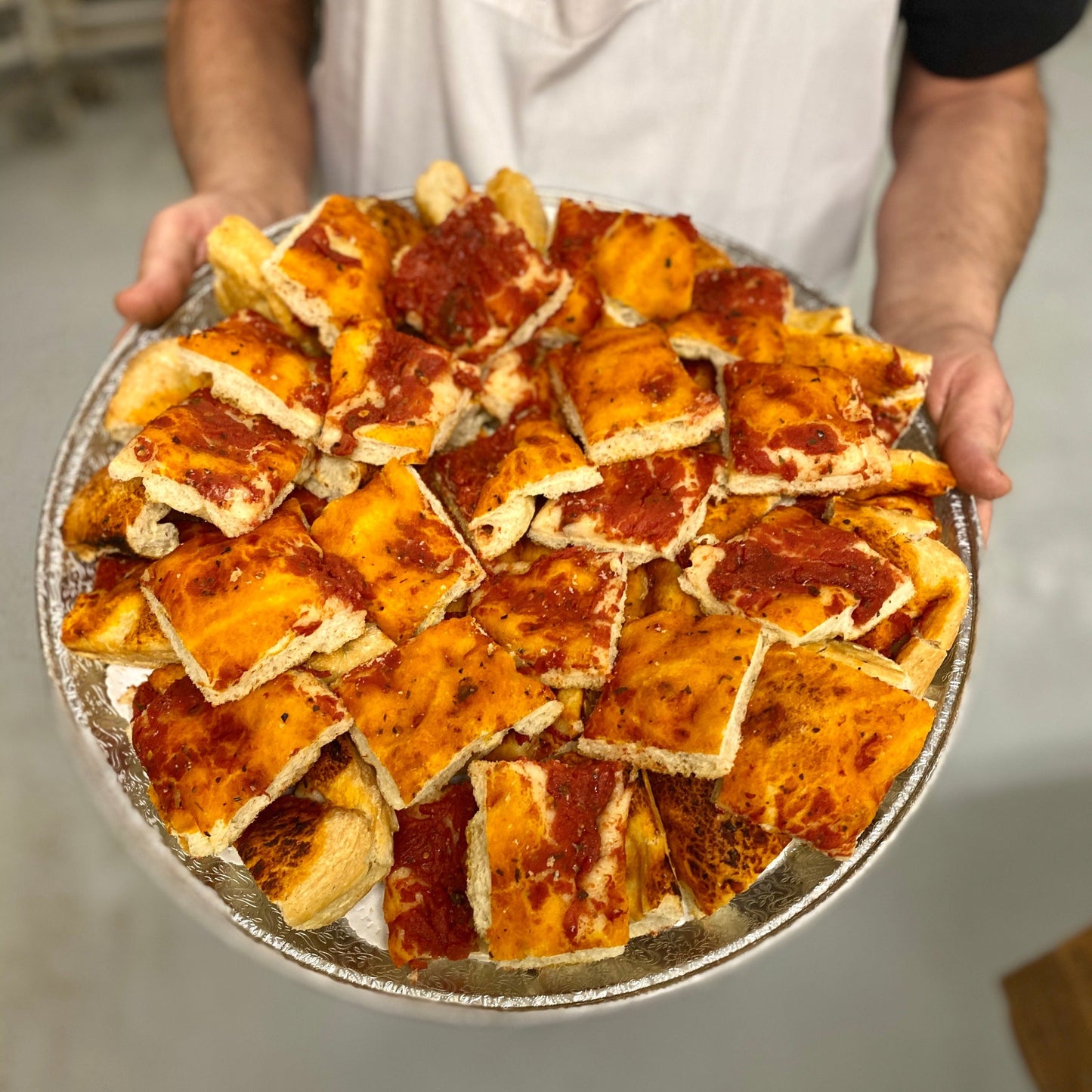 Focaccia on a Tray