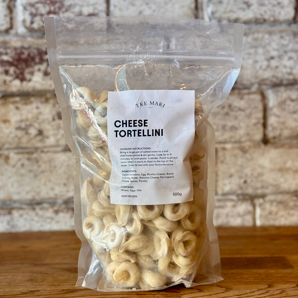 Cheese Tortellini Frozen Pasta