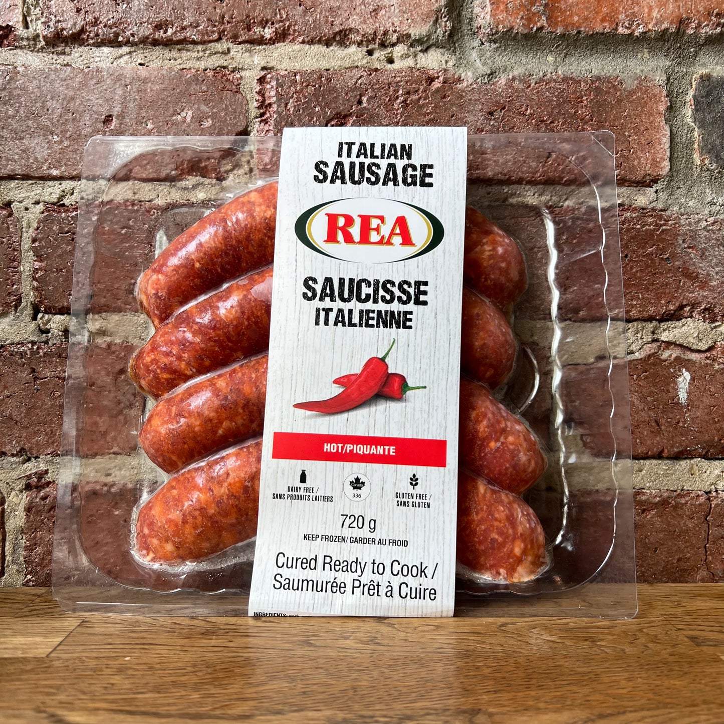 Frozen Italian Sausage - Hot