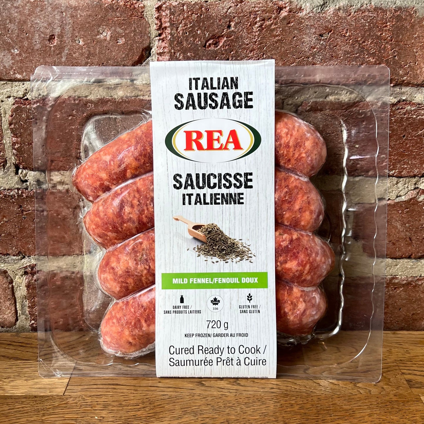 Frozen Italian Fennel Sausage - Mild