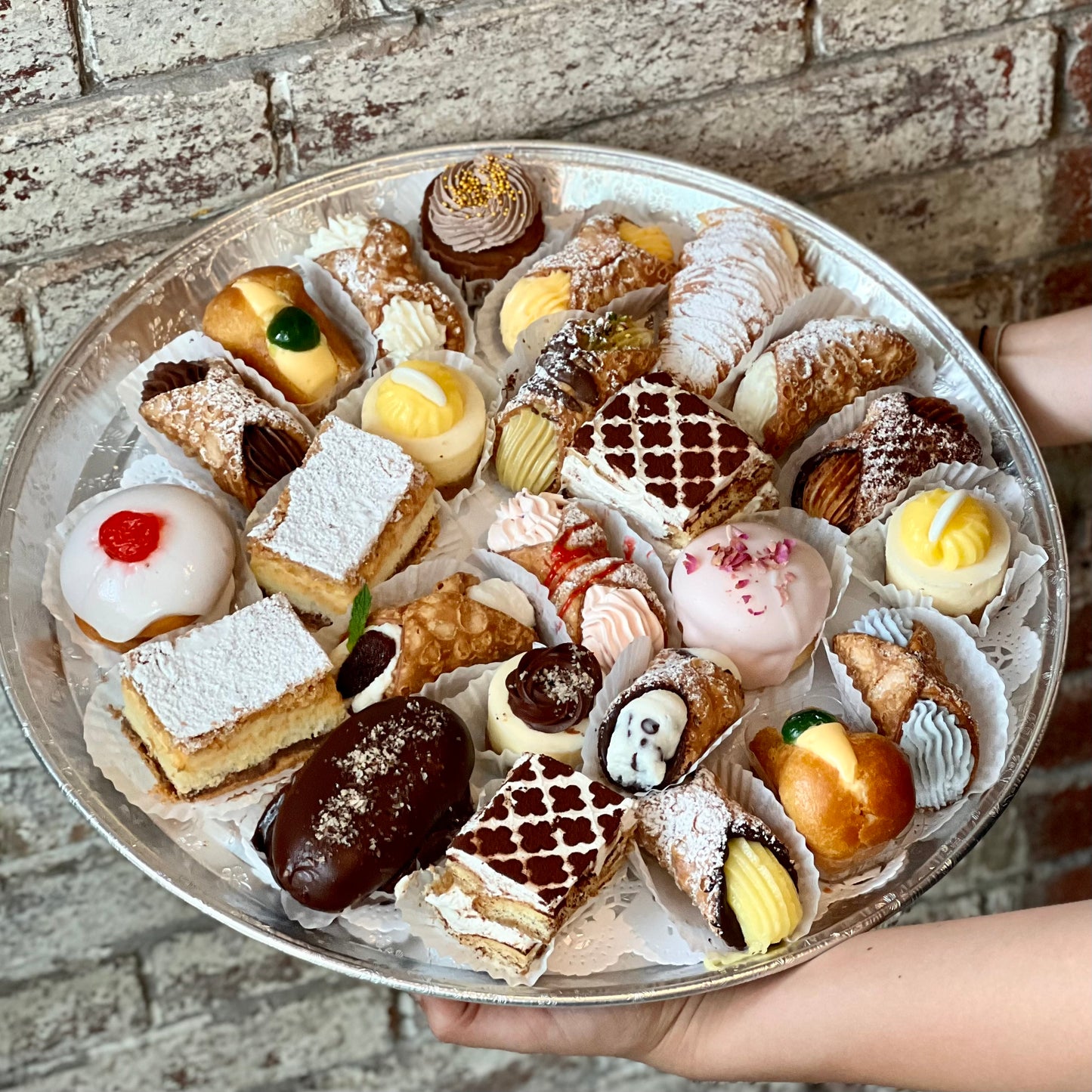 Assorted pastries platter