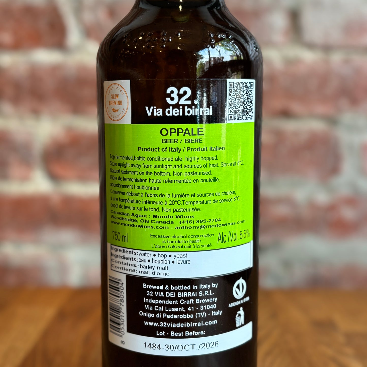 Birra 32 Oppale