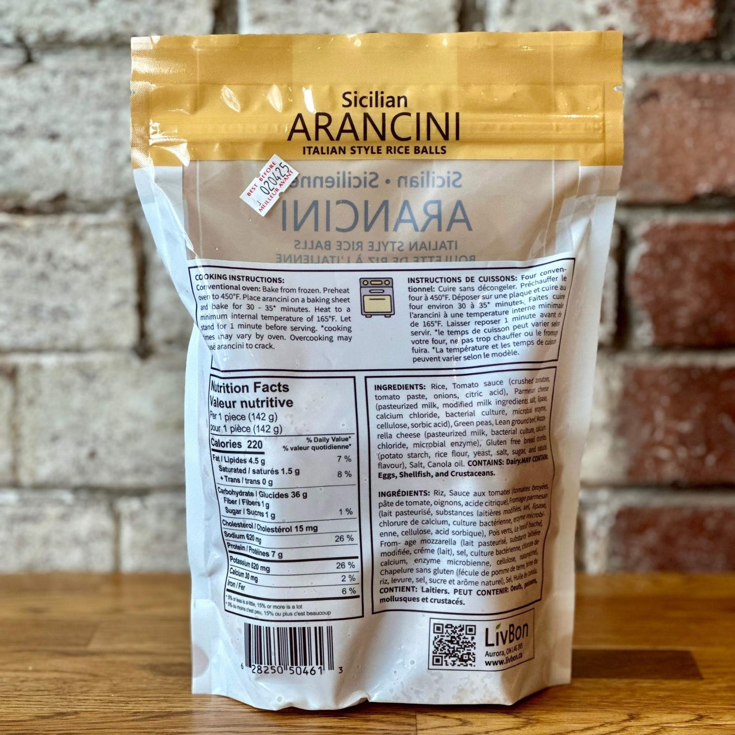 Frozen Arancini 568g - LivBon