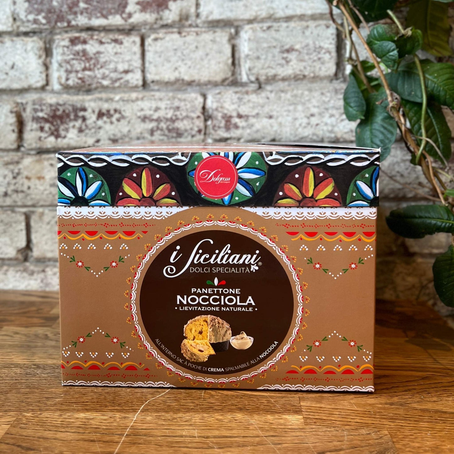 I Siciliani Panettone w/ Hazelnut Cream