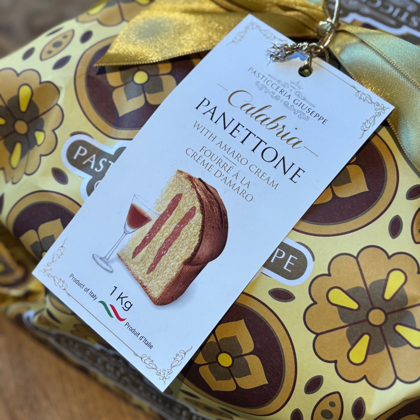 Pasticceria Giuseppe Calabria Panettone with Amaro Cream