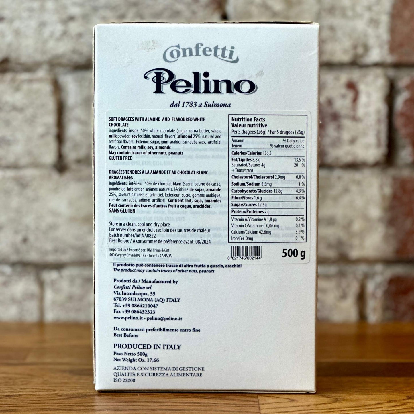 Lemon Tenerelli Pelino 500g - Confetti