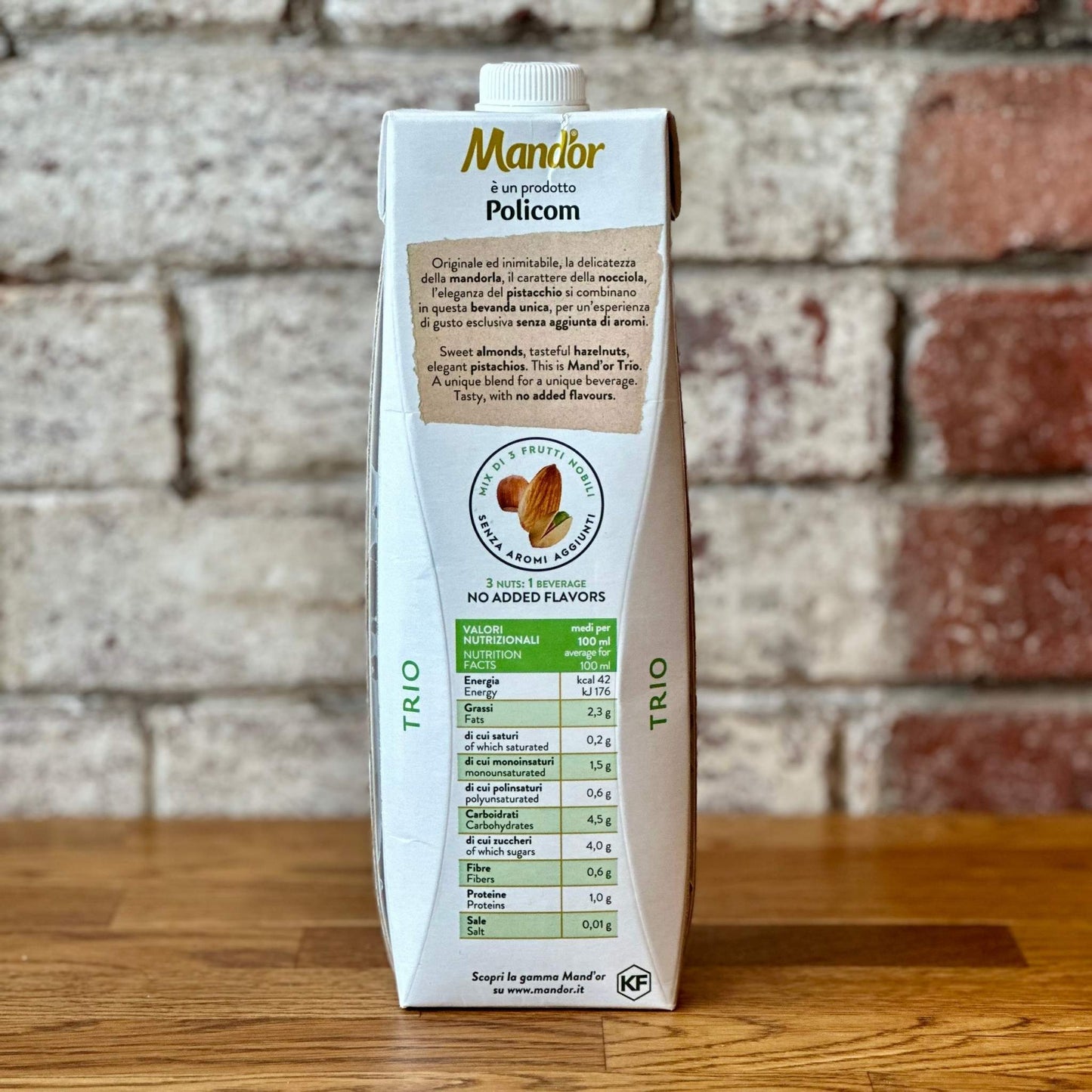 Almond, Hazelnut & Pistachio Milk 32oz - Policom