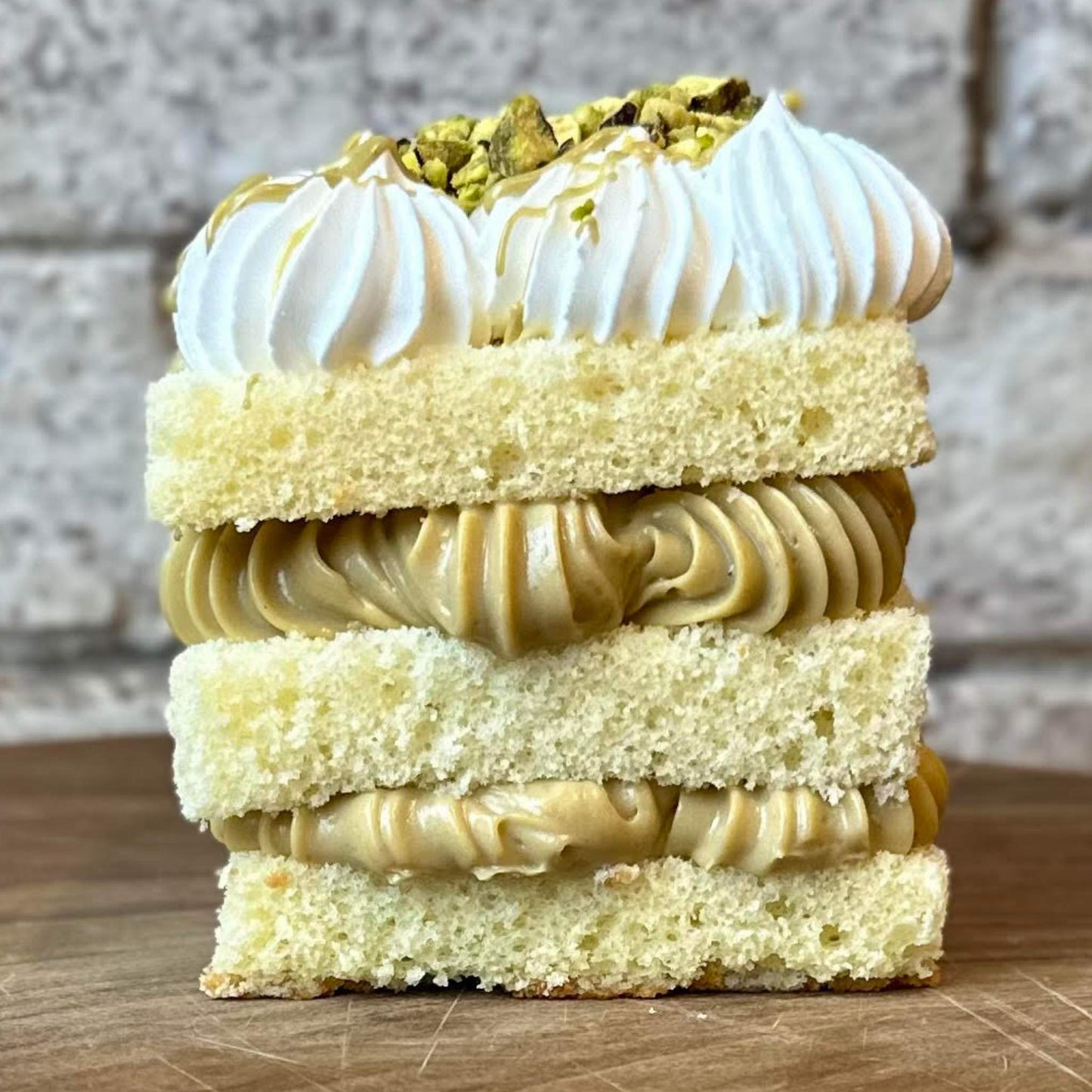 Pistachio Cake Inside View
