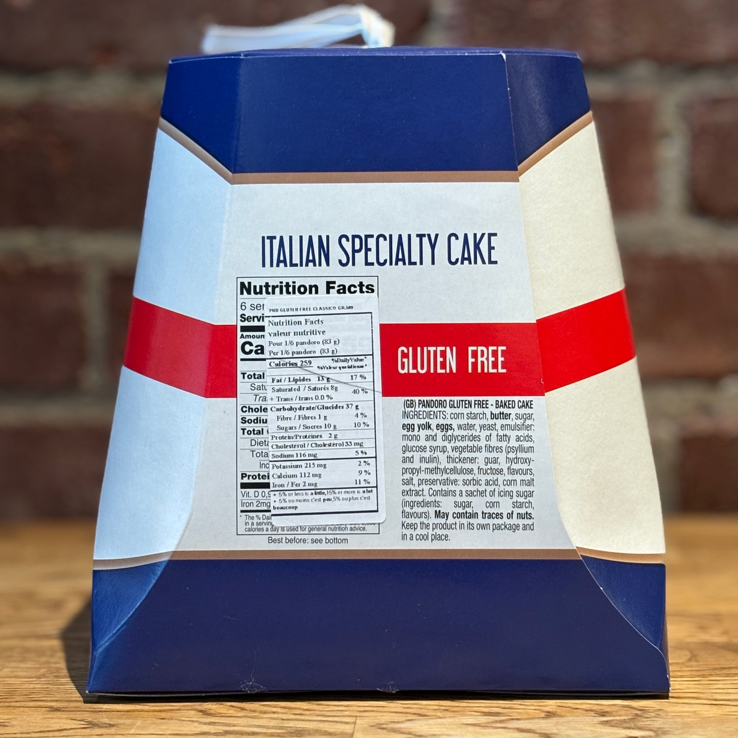 Properzi Pandoro (Gluten Free)