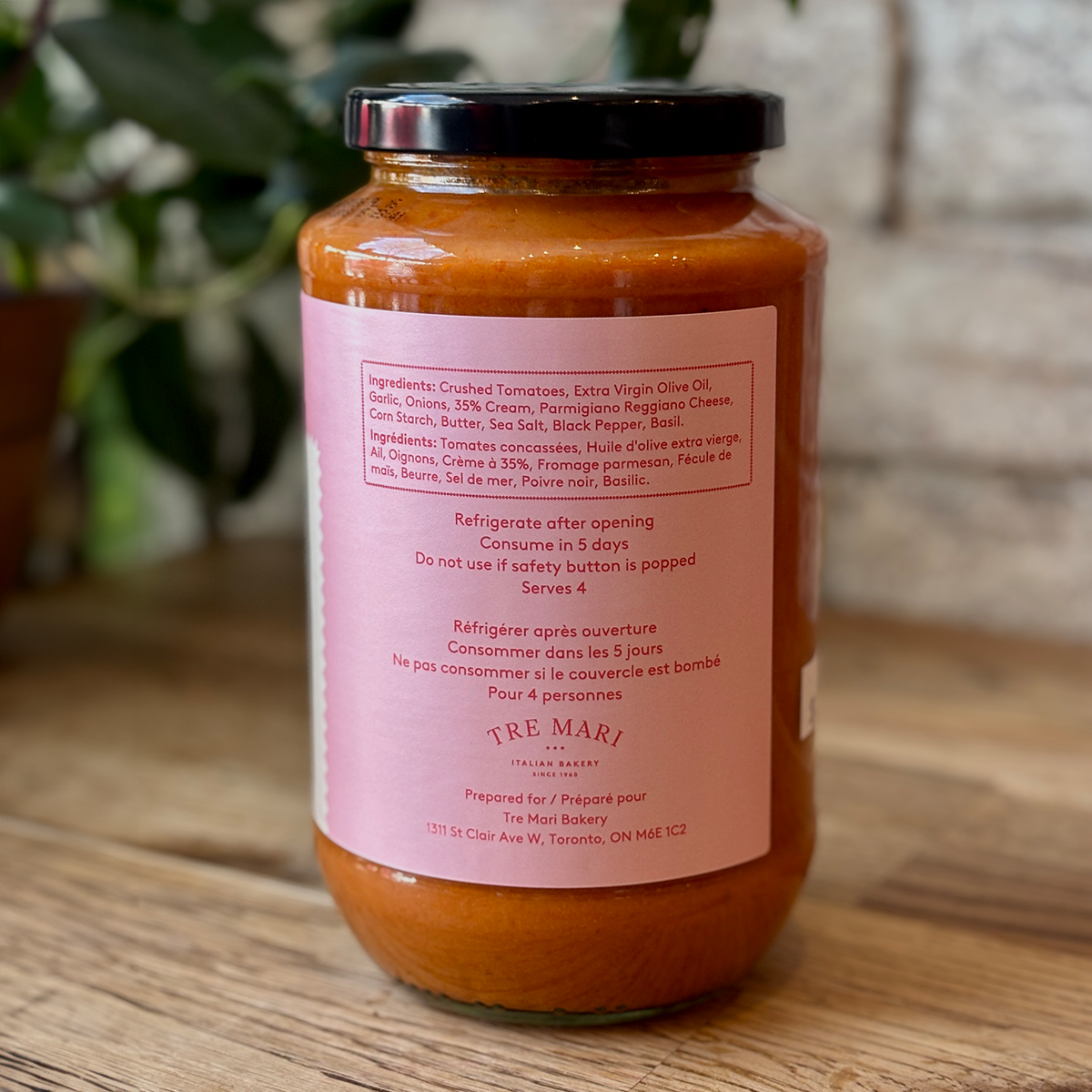 Tre Mari Rosé Sauce