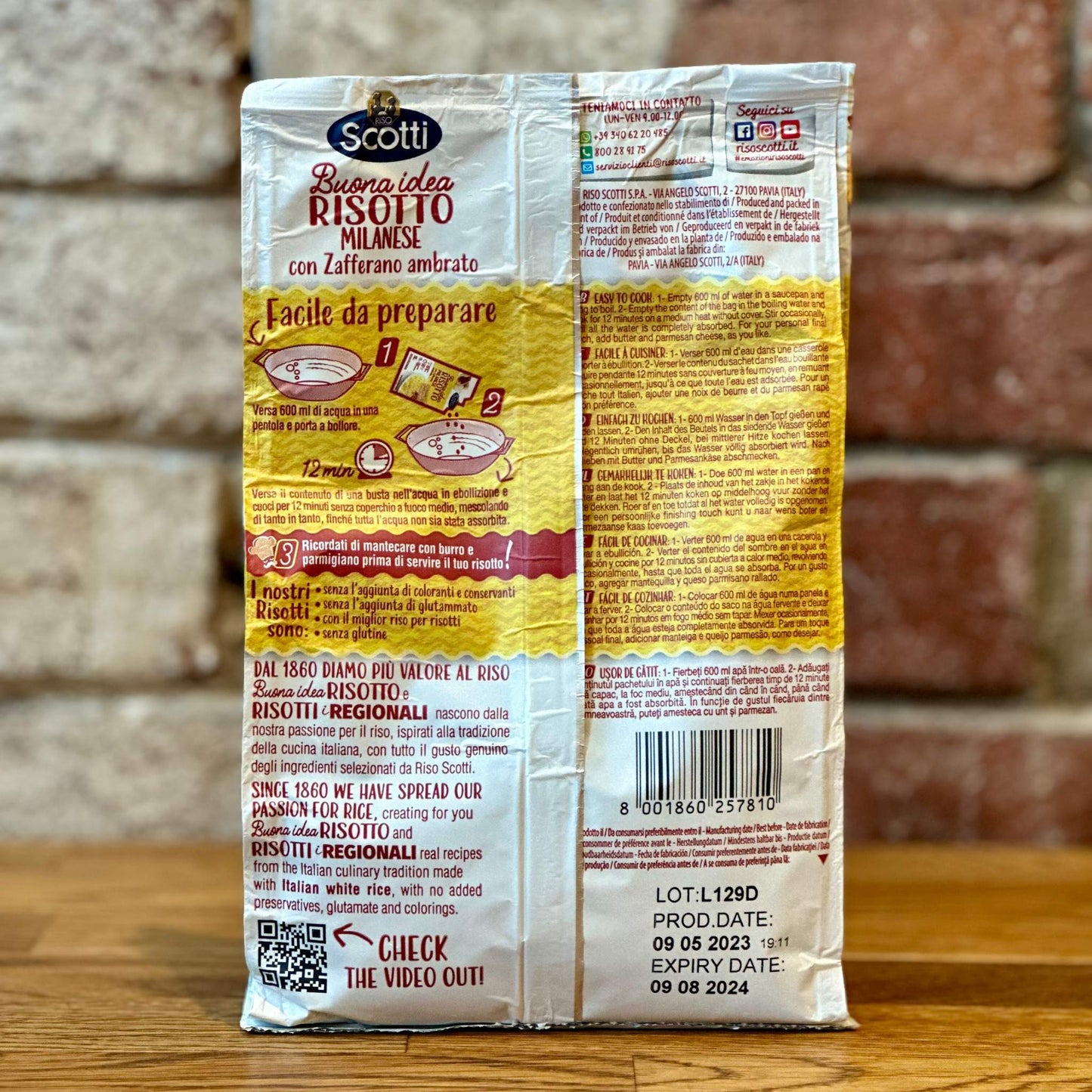 Risotto Milanese - 210gr