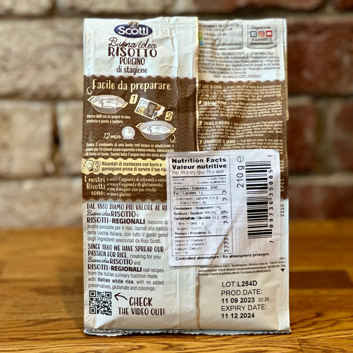 Risotto Porcino - 210gr