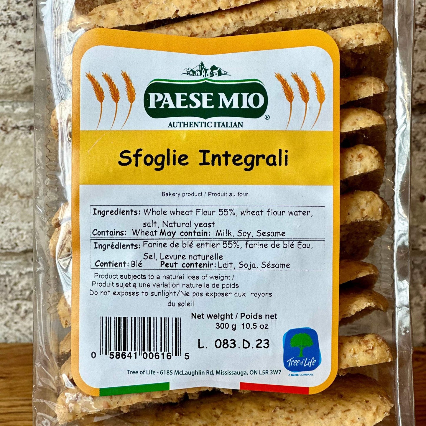 Sfoglie Integral - 300g