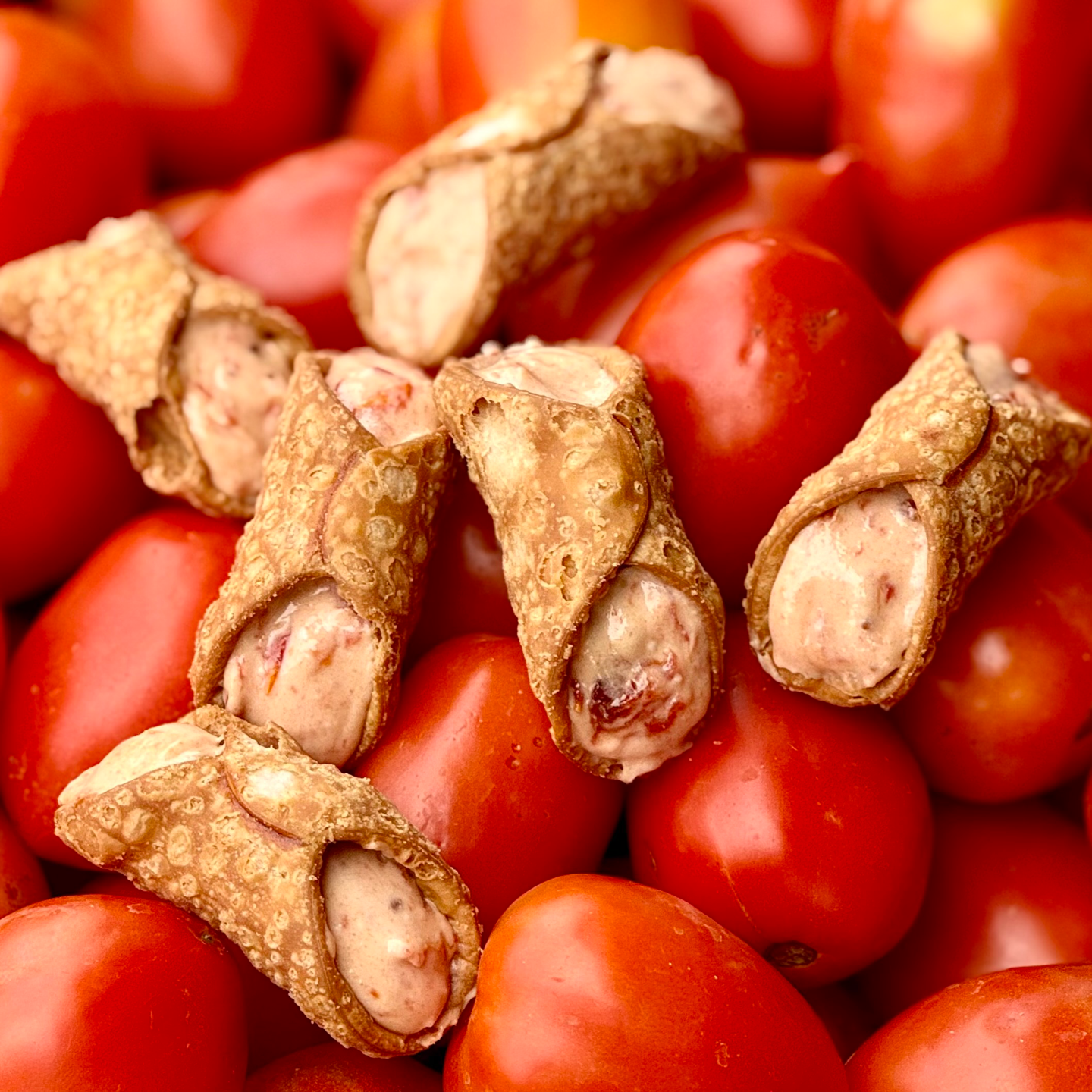 Tomato Jam Cannoli