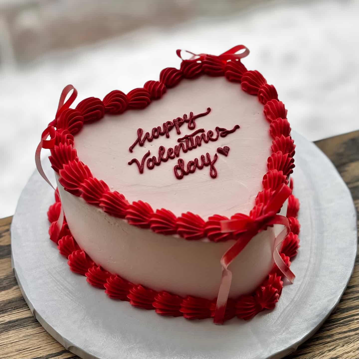 Valentine's Heart Cake