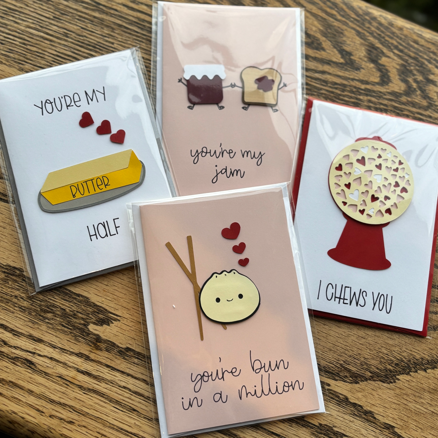 Handcrafted Valentine's Cards