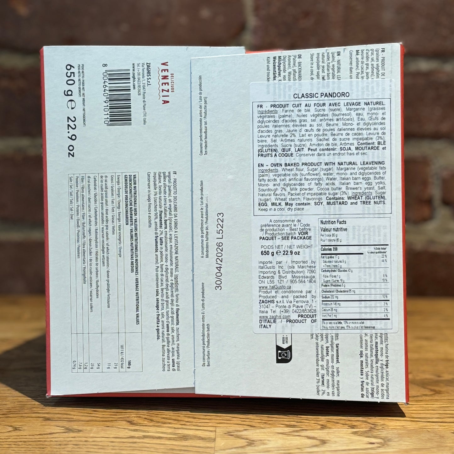 Venezia Pandoro Classico