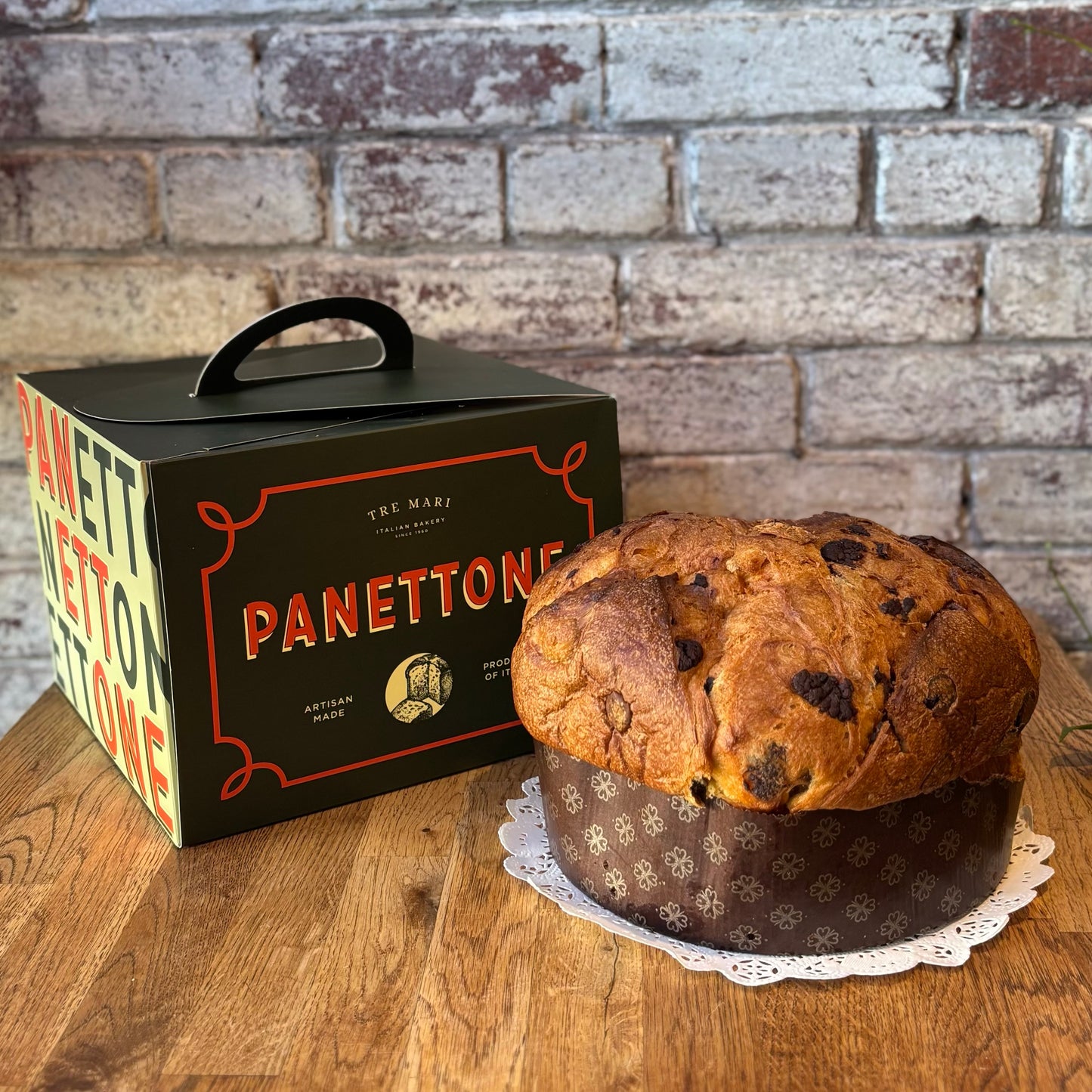 Tre Mari Panettone Pear & Chocolate