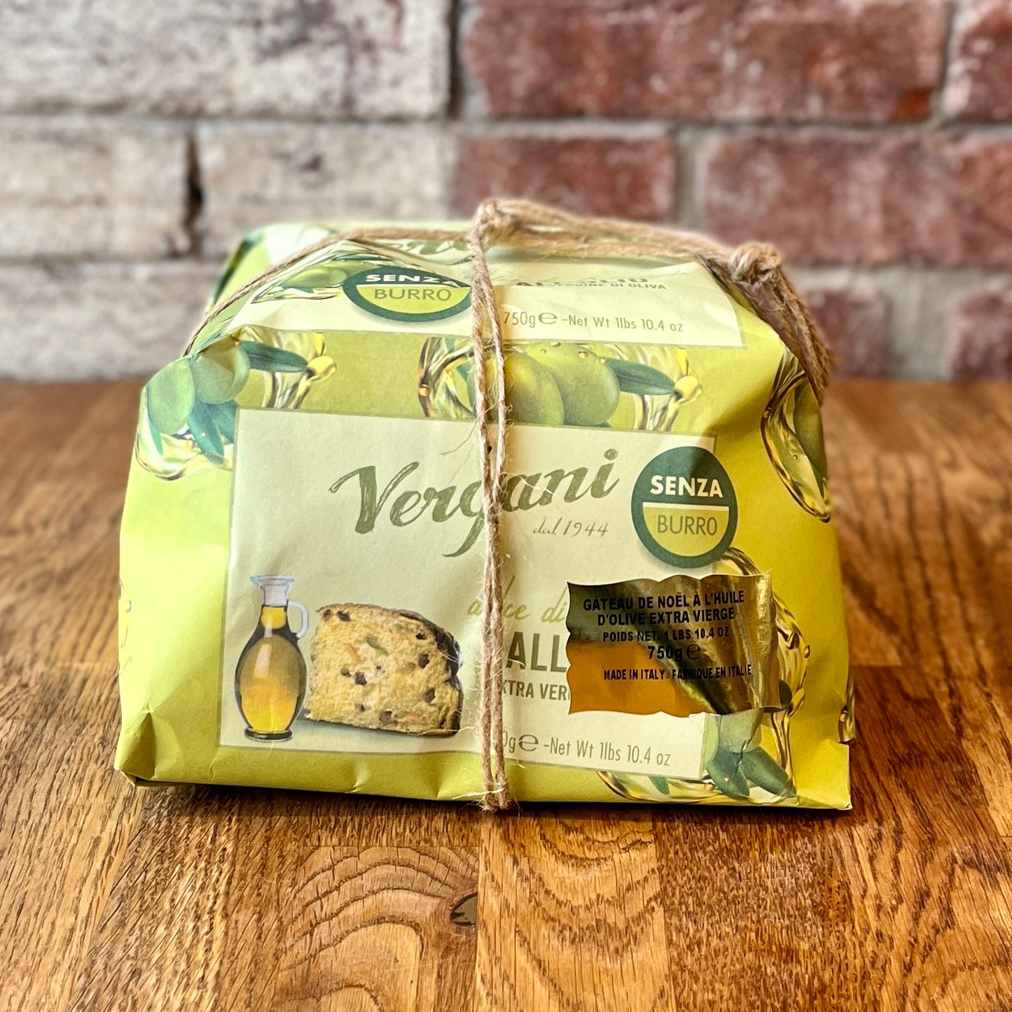 Vergani Panettone w/ Olive Oil