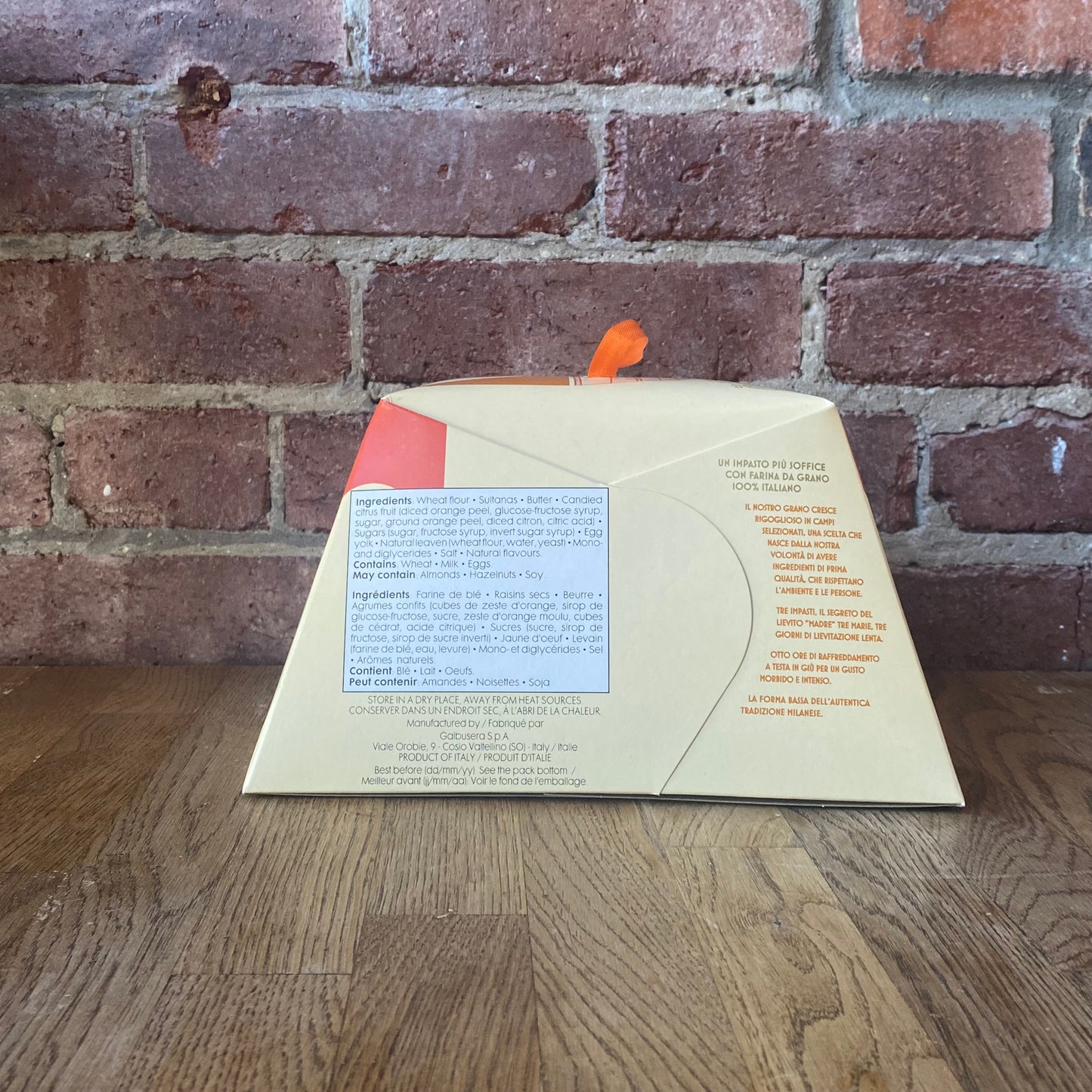 Panettone Milanese with Raisins & Candied Fruit - 750g