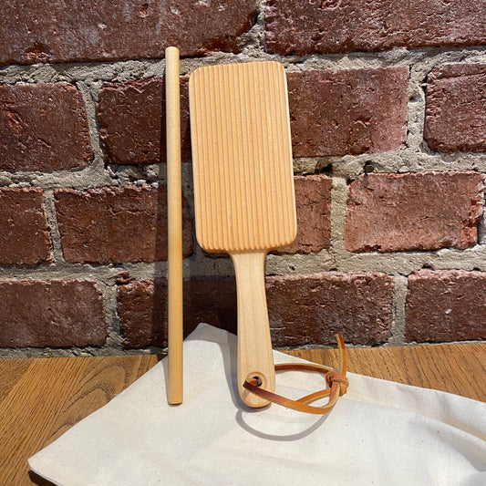 Pasta Making Tools - Gnocchi Paddle - Light Wood