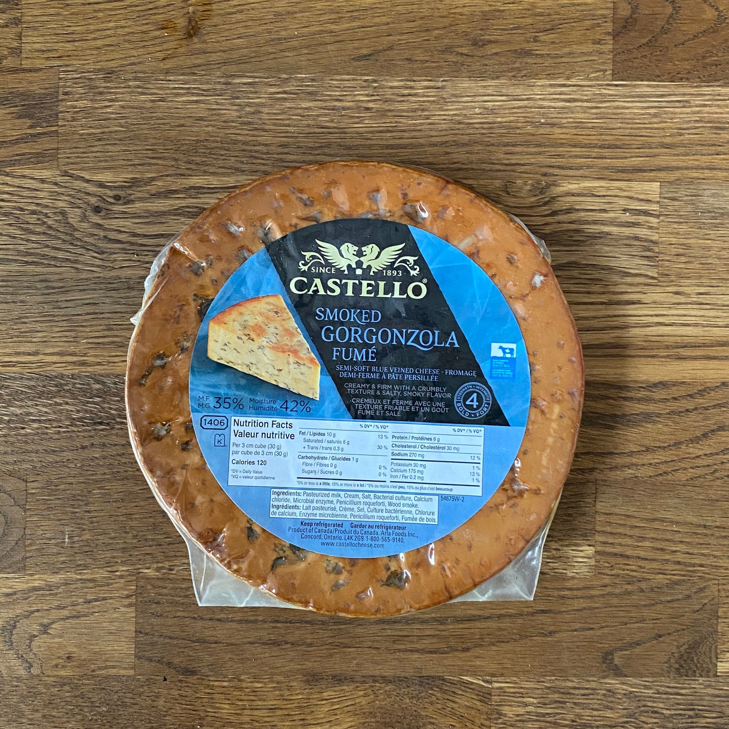 Smoked Blue Veined Gorgonzola (135g)