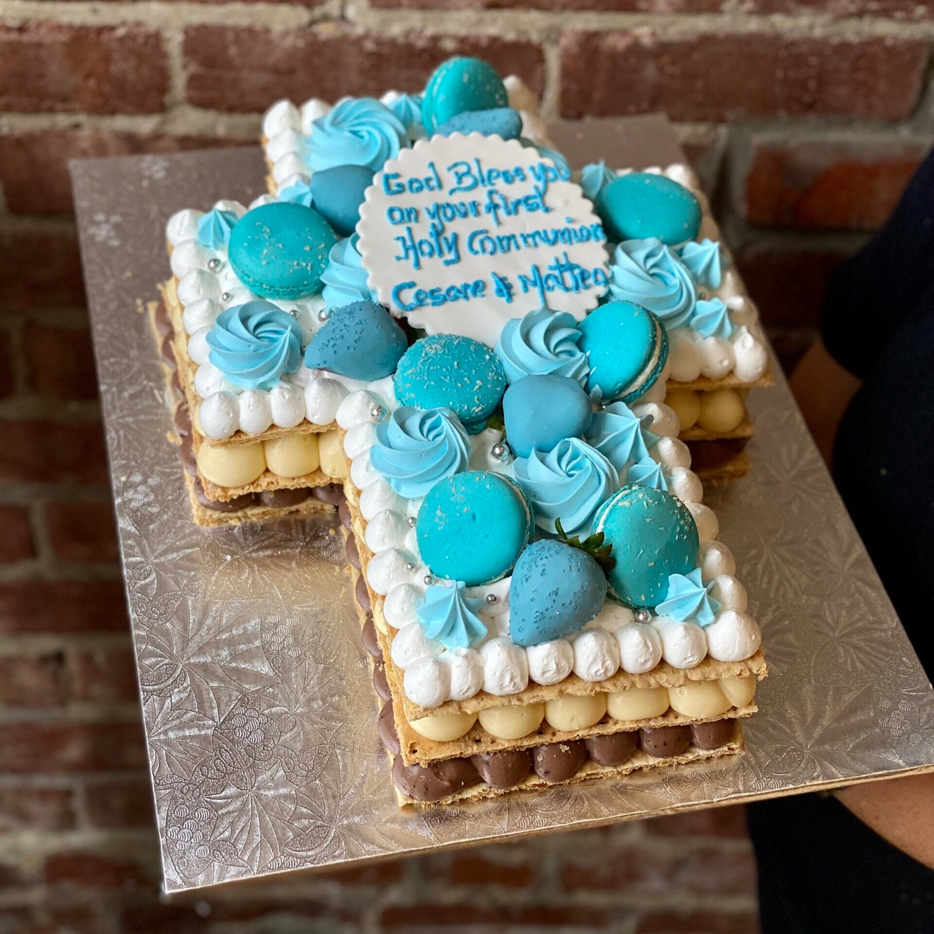Sacred Cross Cake Tre Mari Bakery