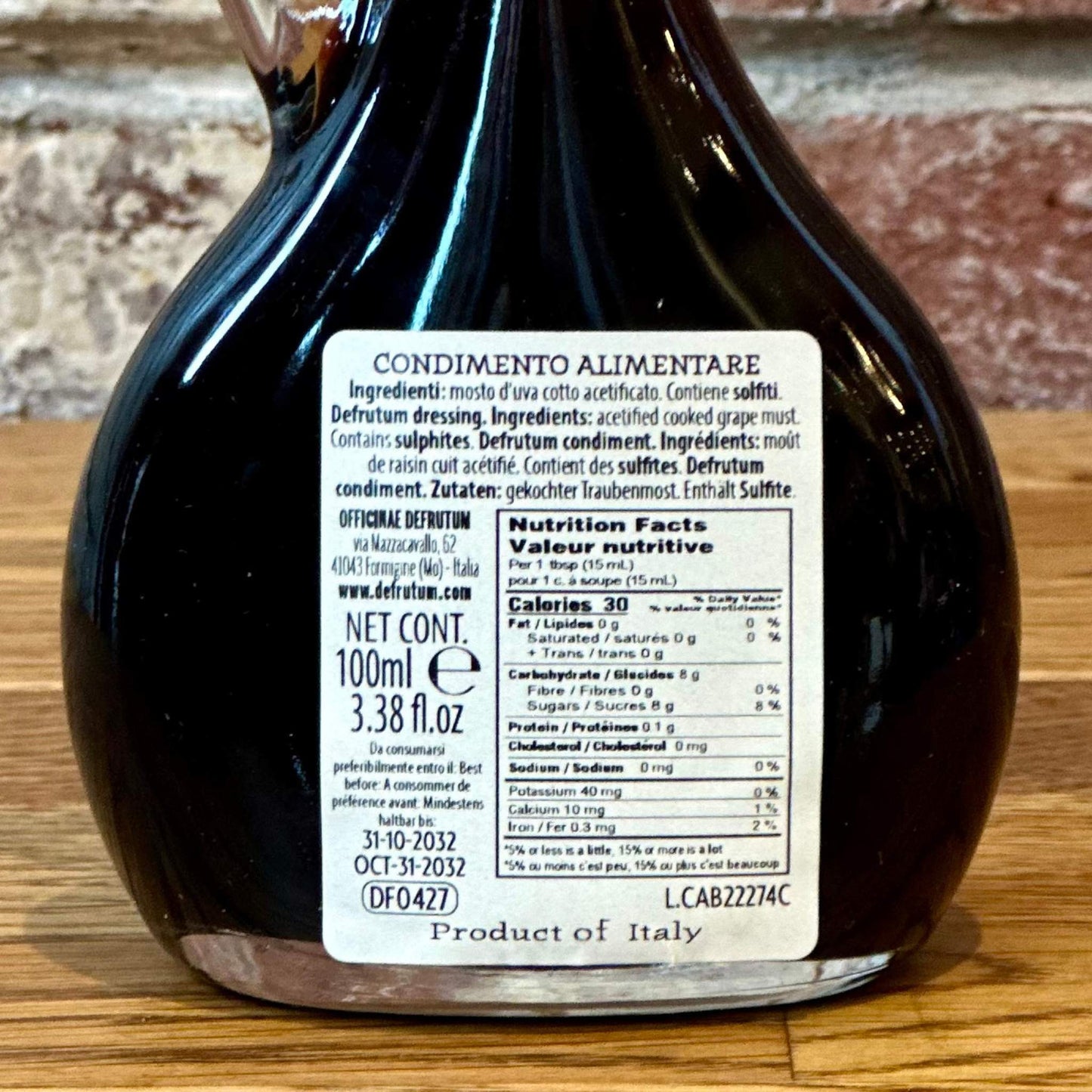 Balsamic Vinegar "Gentile 6 Botti" 100ml