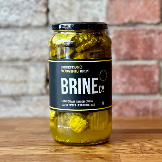 Bread & Butter Sliced Pickles 1L - BrineCo