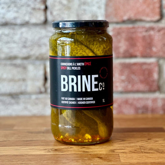 Spicy Dill Whole Pickles 1L - Brine Co
