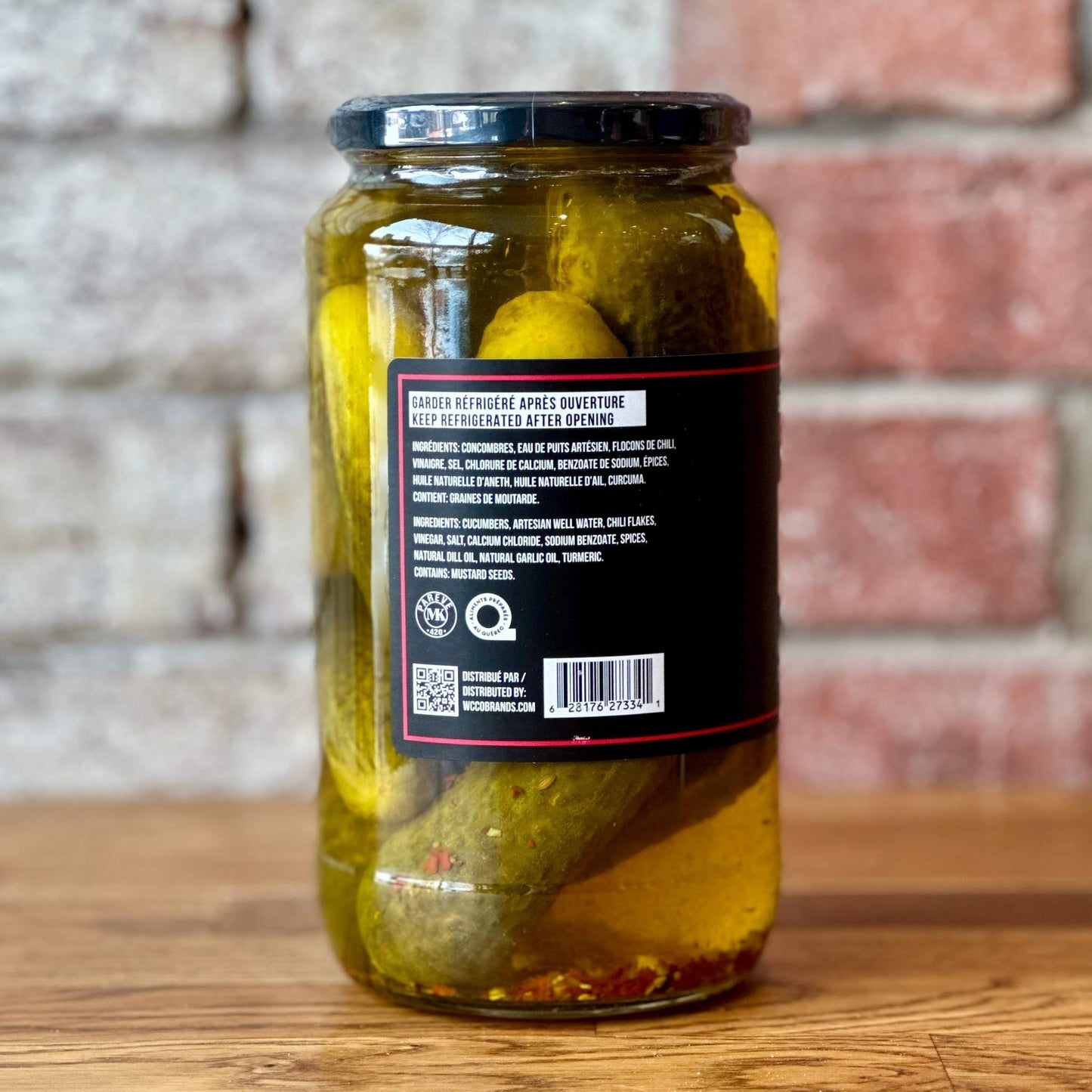 Spicy Dill Whole Pickles 1L - Brine Co