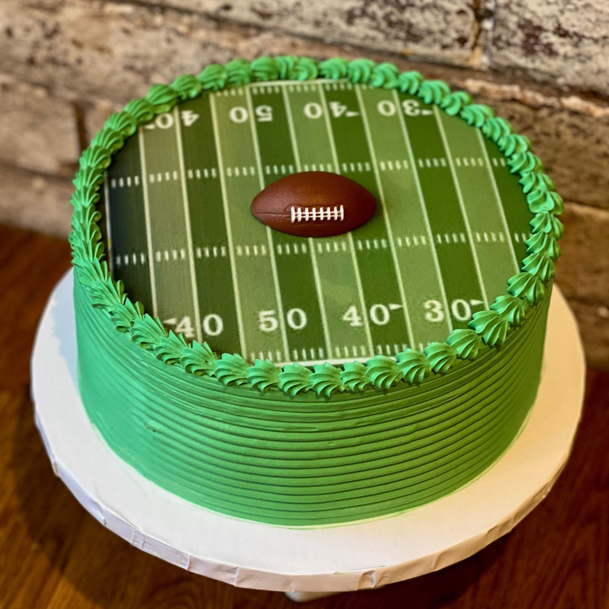 Football Field Sponge Cake