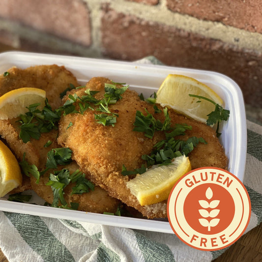 Gluten-Free Breaded Chicken Cutlet With Lemon & Parsley