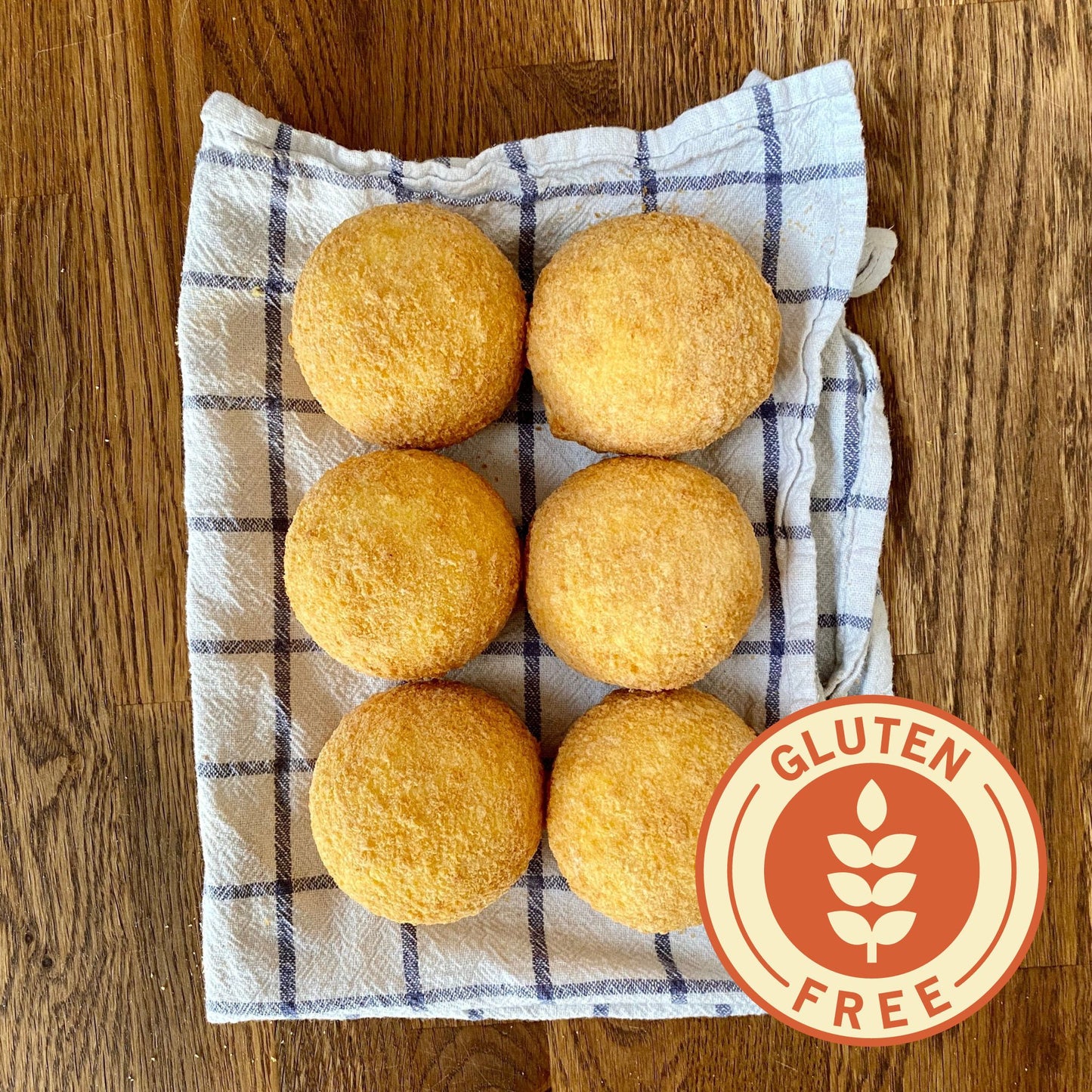 Gluten Free - Cooked Large Rice Balls - 6 Pack