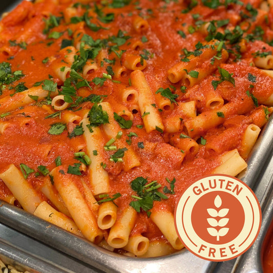 Gluten Free Rigatoni in Tomato Sauce