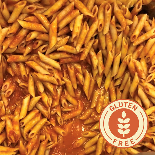 Gluten Free Penne Alla Vodka with Pancetta