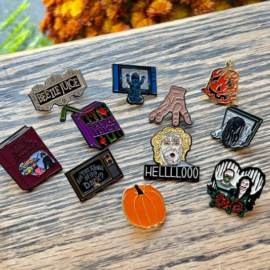 Scary Halloween Pins