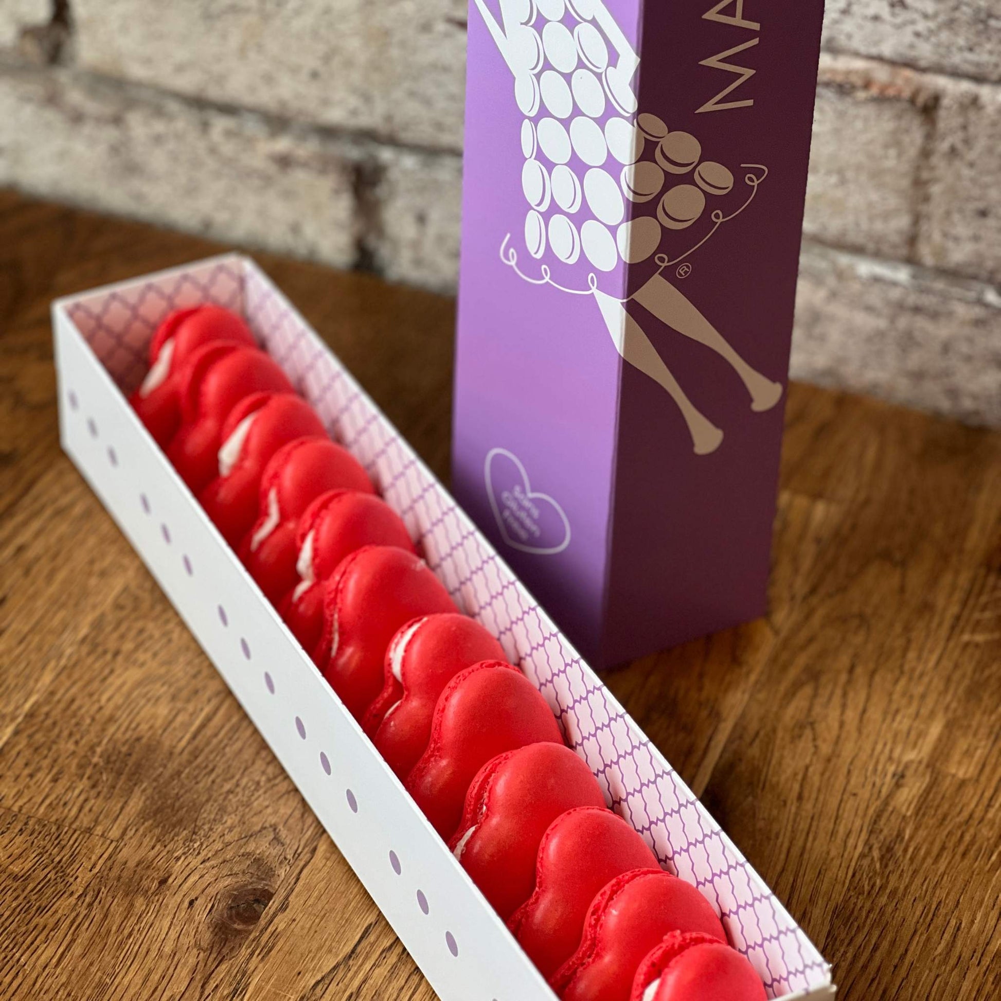 Heart-Shaped Macarons