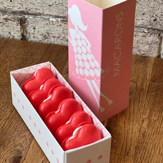 Heart-Shaped Macarons