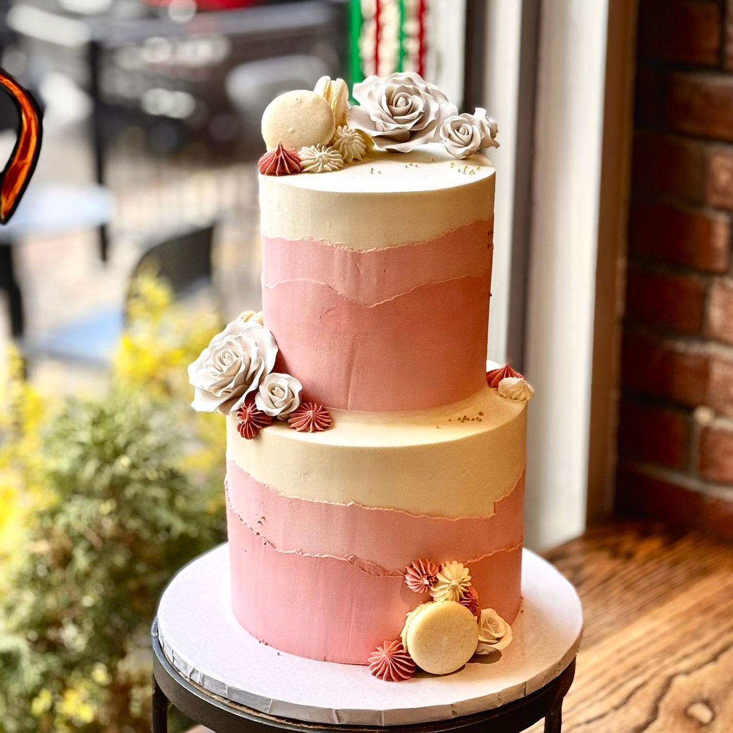 Two-Tier Communion Cake