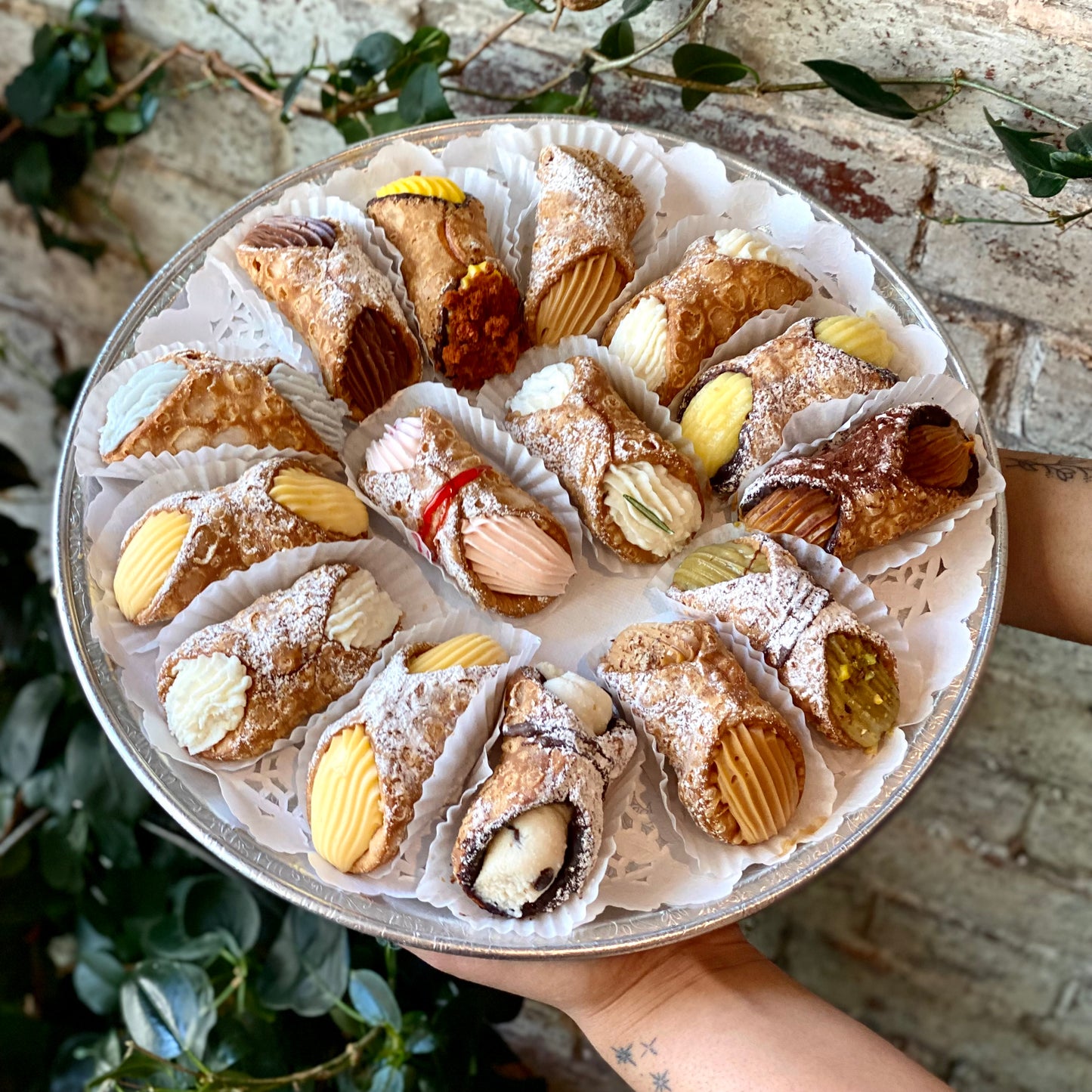 Assorted Small Cannoli Platter