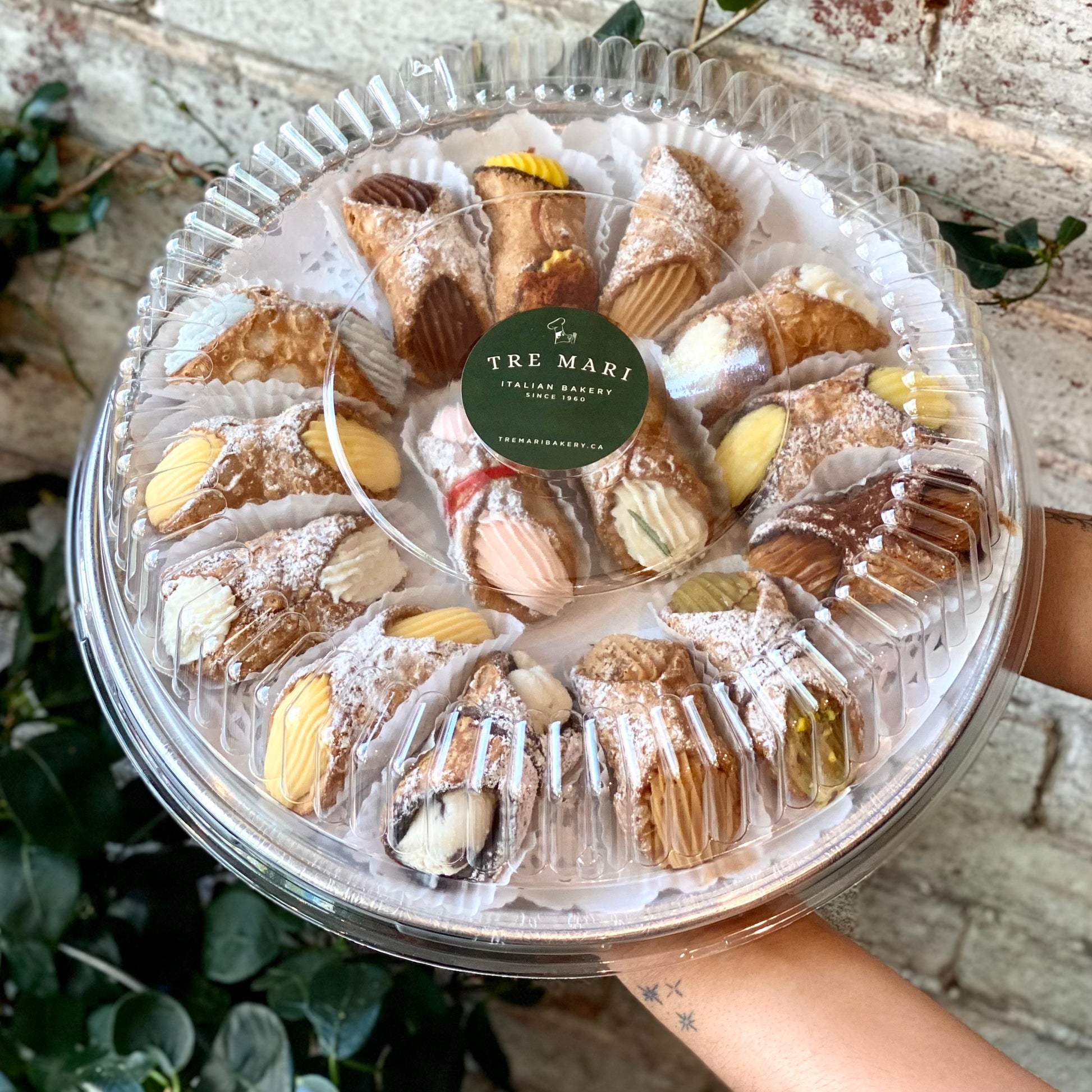 Assorted Small Cannoli Platter