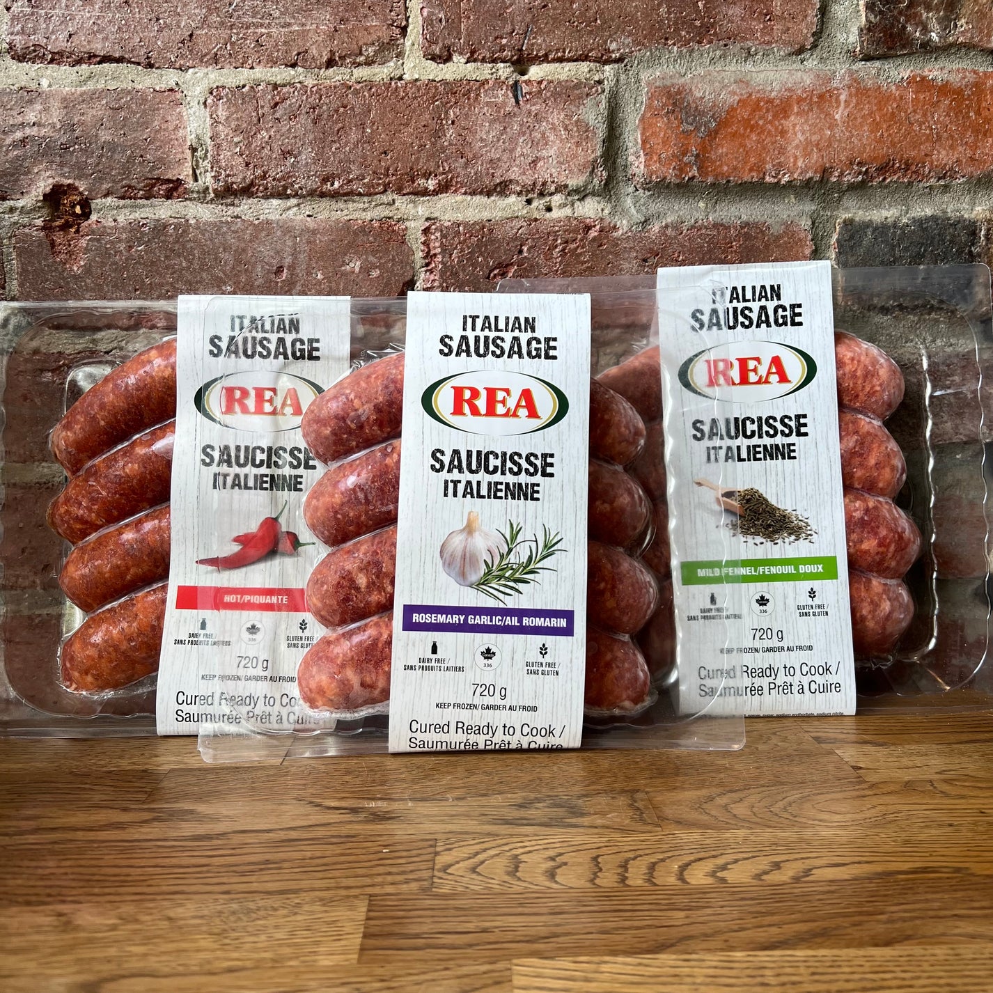 Frozen Italian Sausage Kit Tre Mari Bakery
