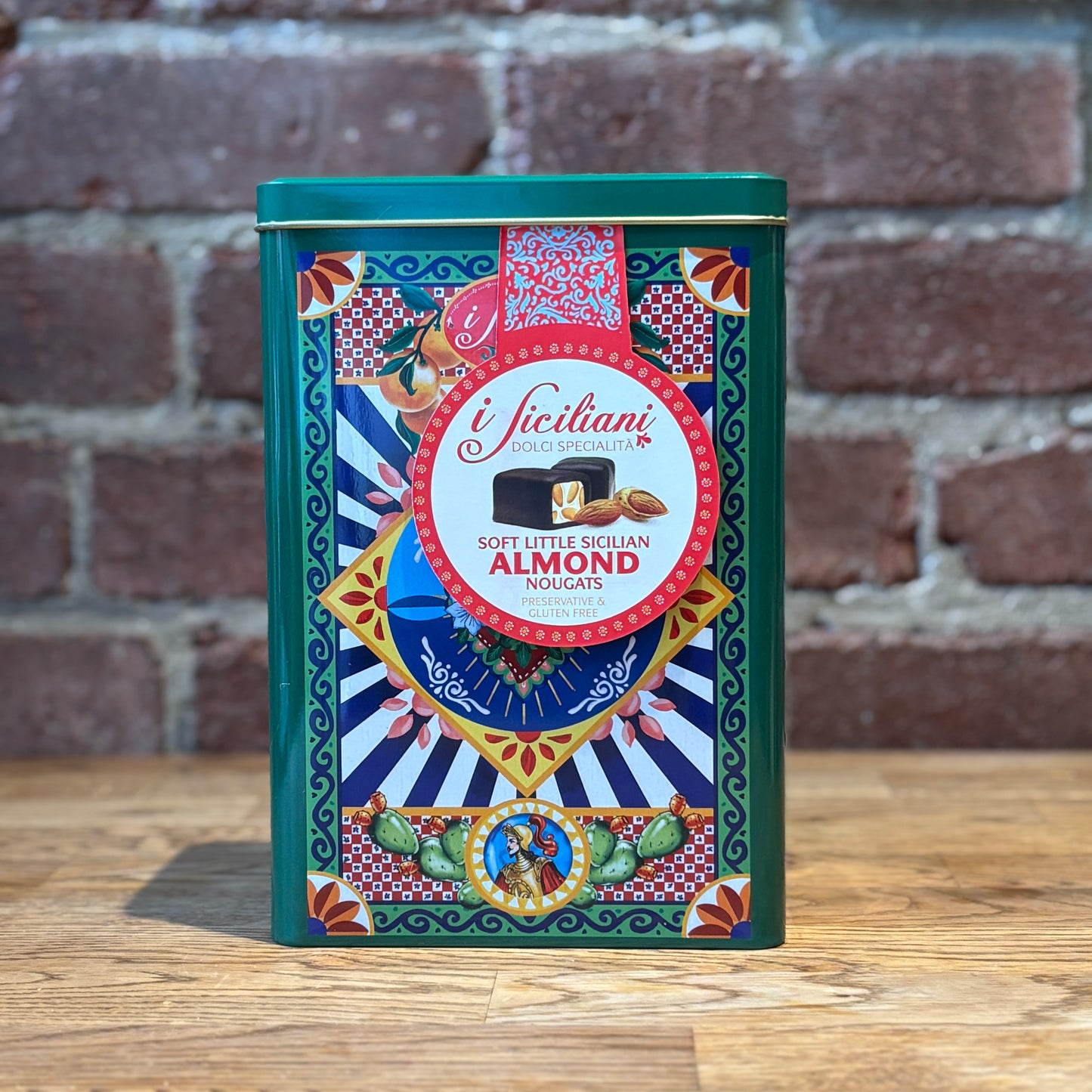 Dolgam Soft Little Sicilian Almond Nougats in Tin Gift Box