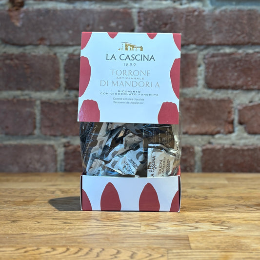 La Cascina Artisanal Torrone Covered with Dark Chocolate